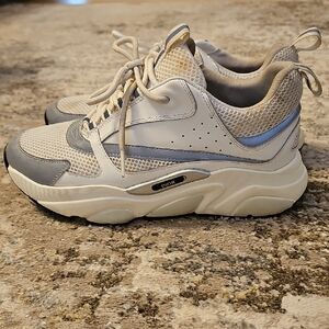 Dior Beige and Gray Sneakers